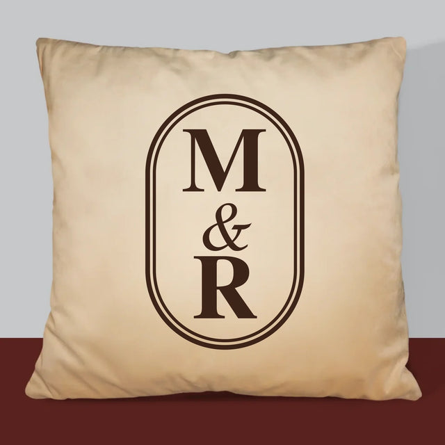 Monogram: Initialen - Kussen (Monogram)