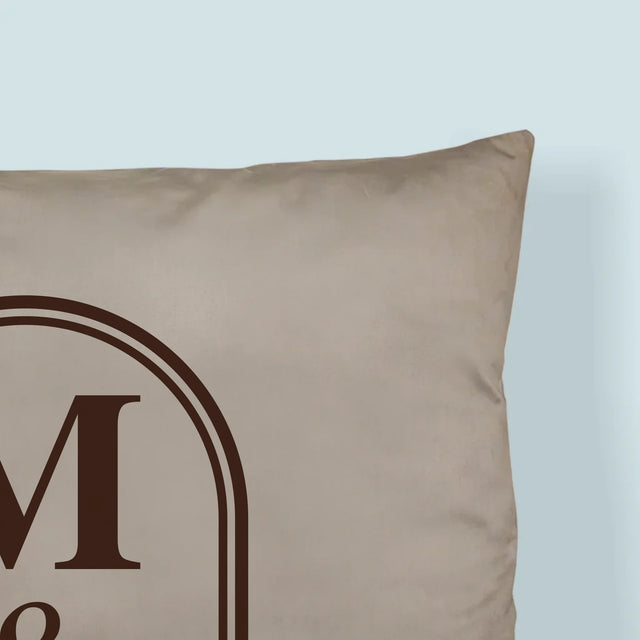 Monogram: Initialen - Kussen (Monogram)