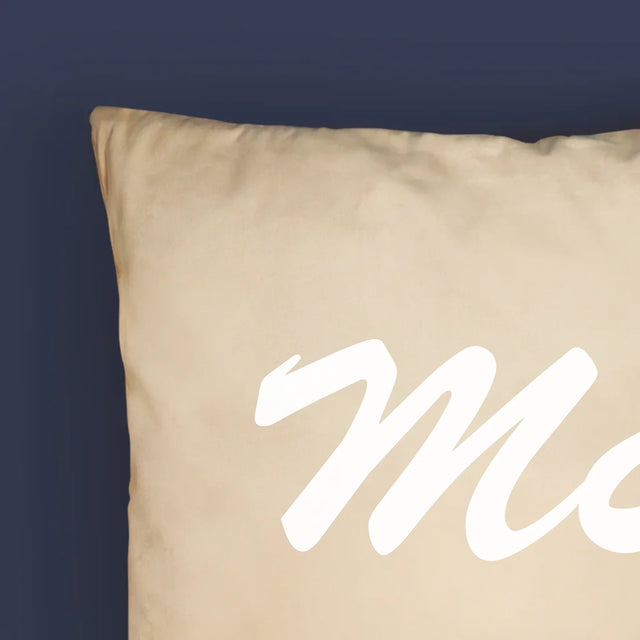 Monogram: Initialen Hart - Kussen (Monogram)