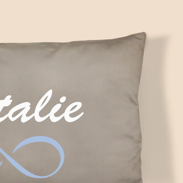 Monogram: Namen Infinity - Kussen (Monogram)