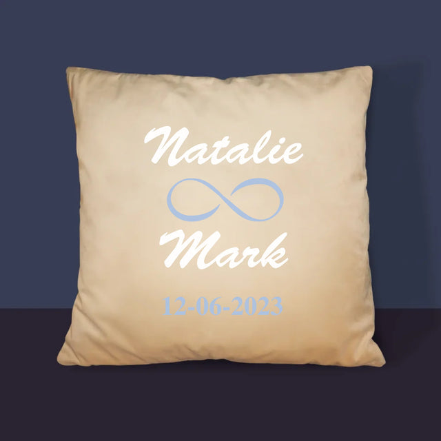 Monogram: Namen Infinity - Kussen (Monogram)