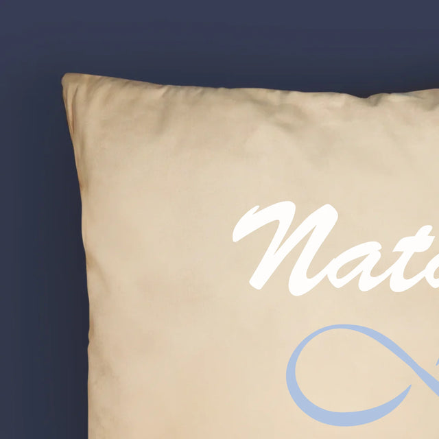 Monogram: Namen Infinity - Kussen (Monogram)