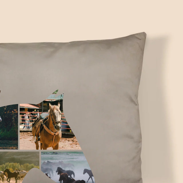 Vorm Van Foto'S: Paard - Kussen (Monogram)