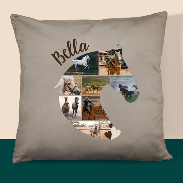 Vorm Van Foto'S: Paard - Kussen (Monogram)
