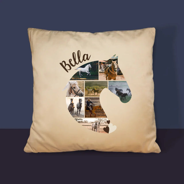 Vorm Van Foto'S: Paard - Kussen (Monogram)