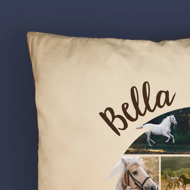 Vorm Van Foto'S: Paard - Kussen (Monogram)