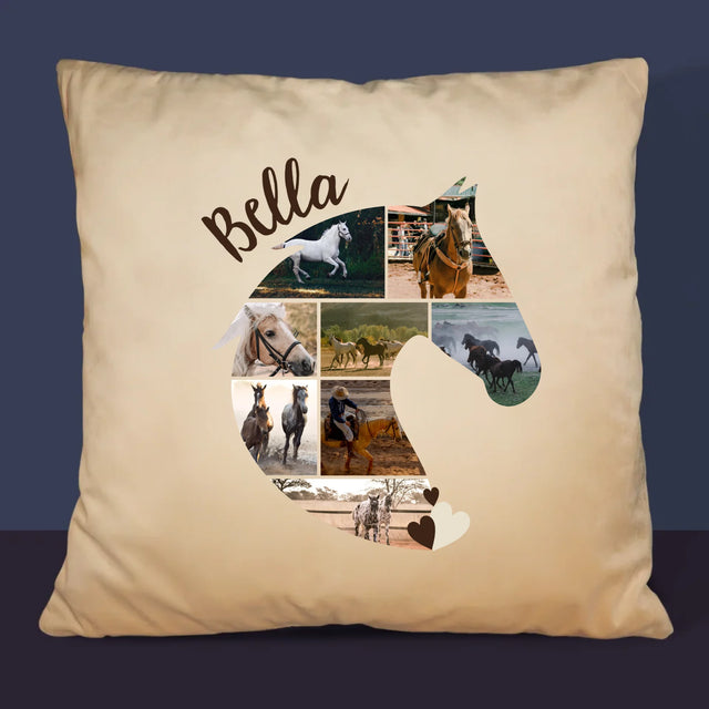 Vorm Van Foto'S: Paard - Kussen (Monogram)