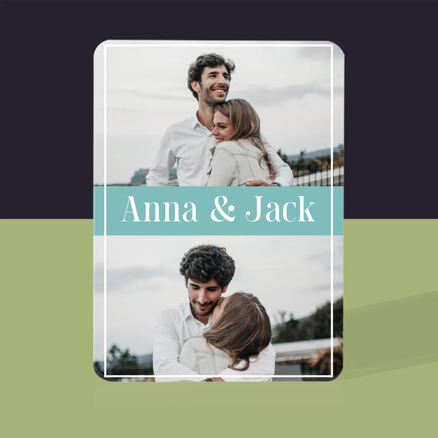 Fotocollage: Namen, Koppel - Speelkaarten