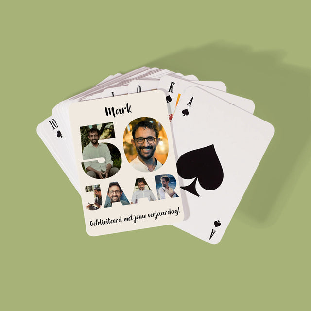 Woord Van Foto'S: 50 Jaar - Speelkaarten