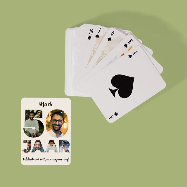 Woord Van Foto'S: 50 Jaar - Speelkaarten