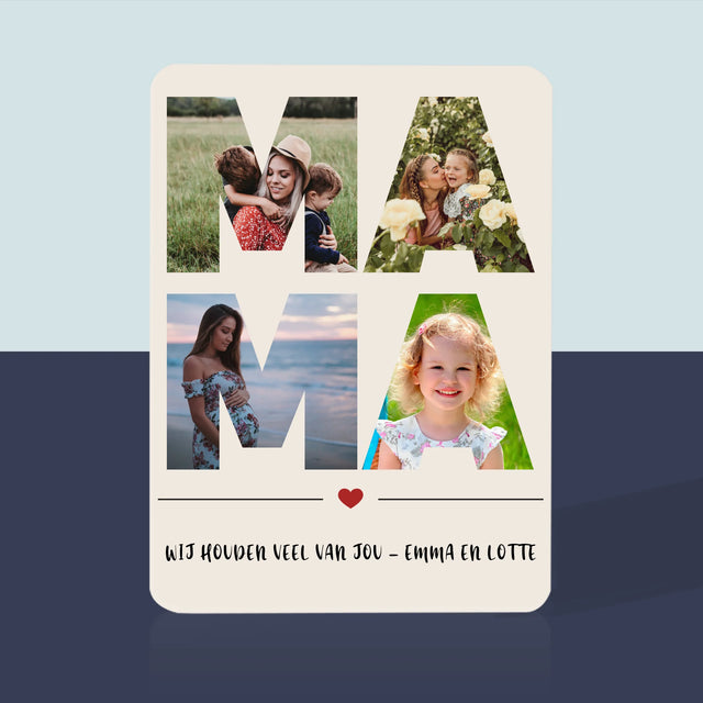 Woord Van Foto'S: Mama - Speelkaarten