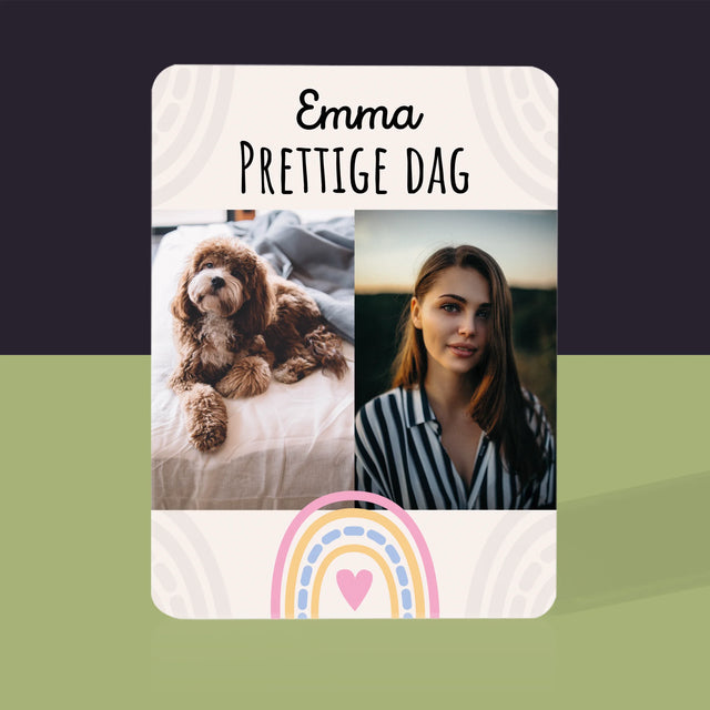 Fotocollage: Prettige Dag - Speelkaarten