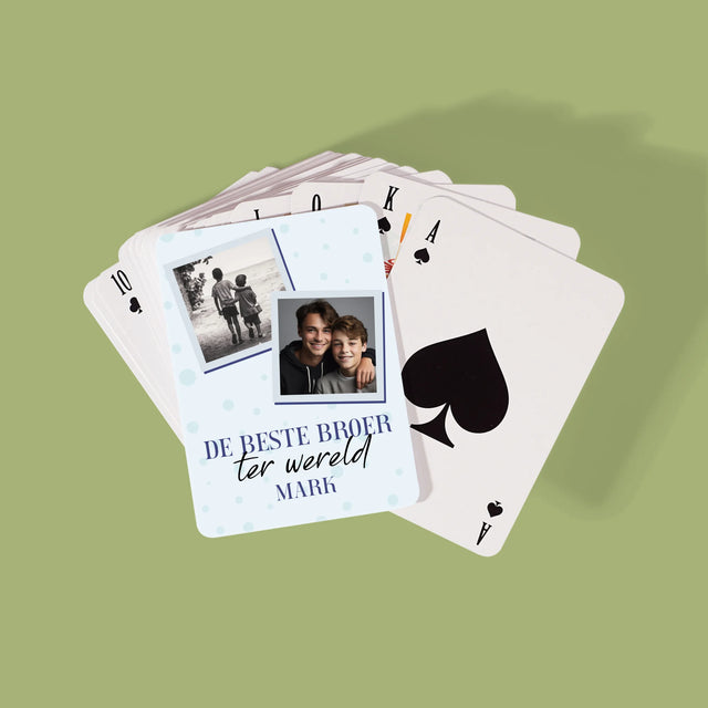 Fotocollage: De Beste Broer - Speelkaarten