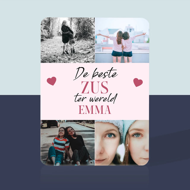 Fotocollage: De Beste Zus - Speelkaarten