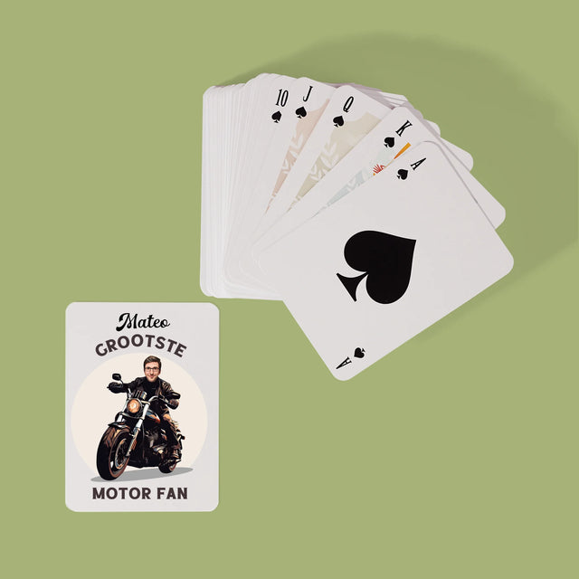 Jouw Karakter: Motor Fan - Speelkaarten