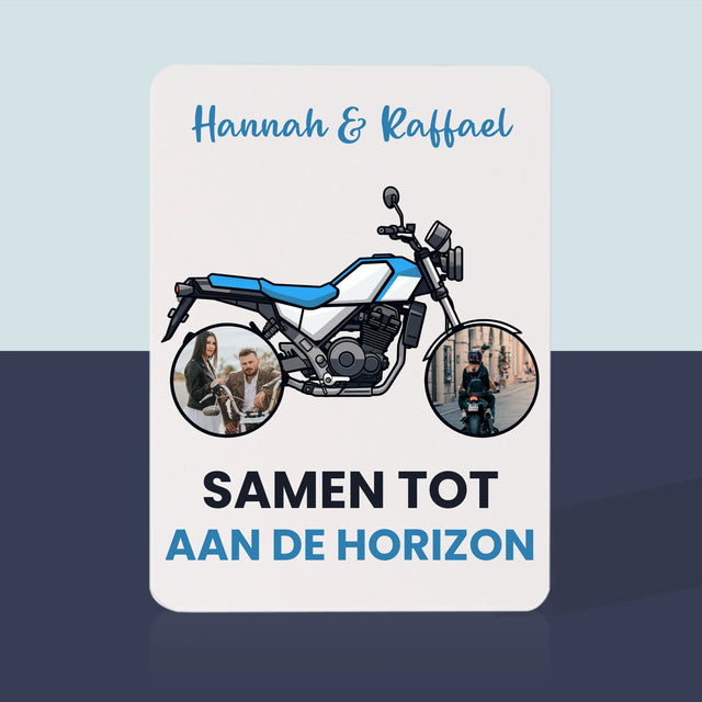 Fotocollage: Samen Tot Aan De Horizon - Speelkaarten