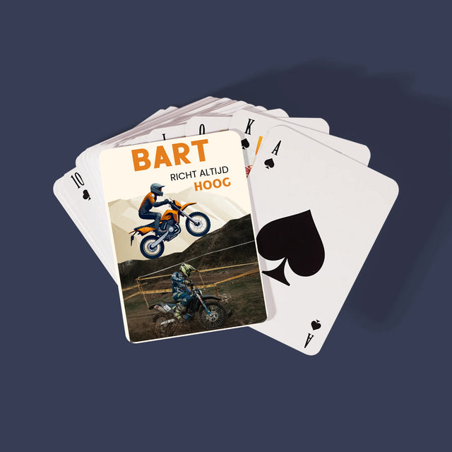 Foto En Handtekening: Richt Altijd Hoog - Speelkaarten