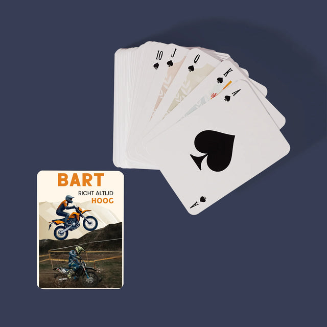 Foto En Handtekening: Richt Altijd Hoog - Speelkaarten