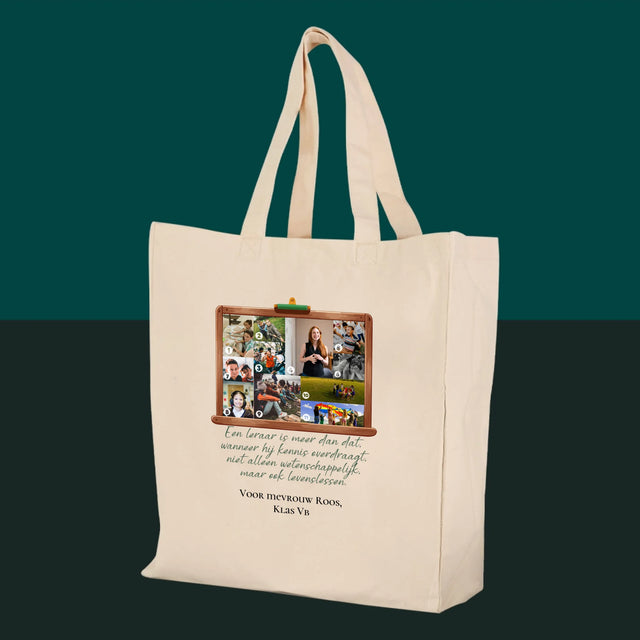 Vorm Van Foto'S: Een Leraar Is Meer Dan Dat - Canvas Tas