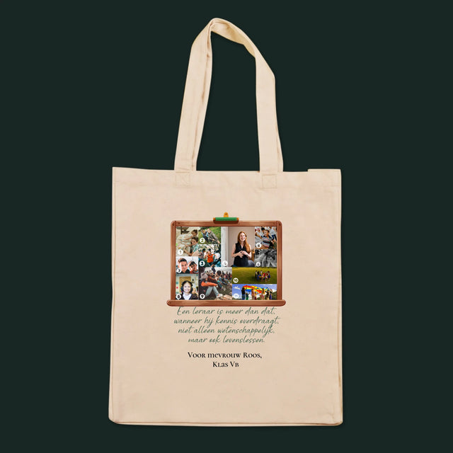 Vorm Van Foto'S: Een Leraar Is Meer Dan Dat - Canvas Tas