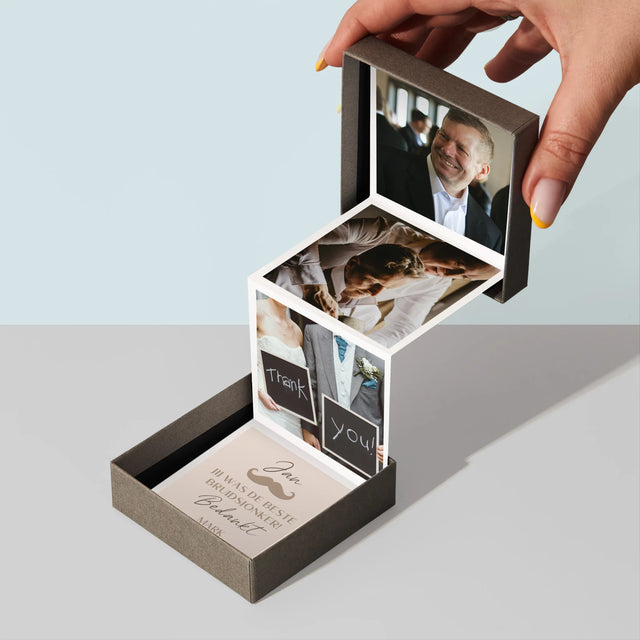 Fotocollage: Bedankt Collage, Bruidsjonker - Foto'S Harmonicafromaat