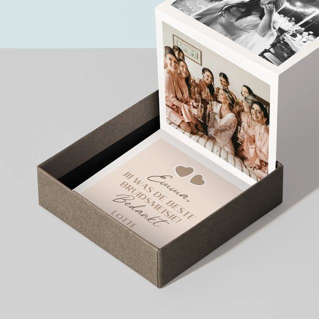 Fotocollage: Bedankt Collage, Bruidsmeisje - Foto'S Harmonicafromaat