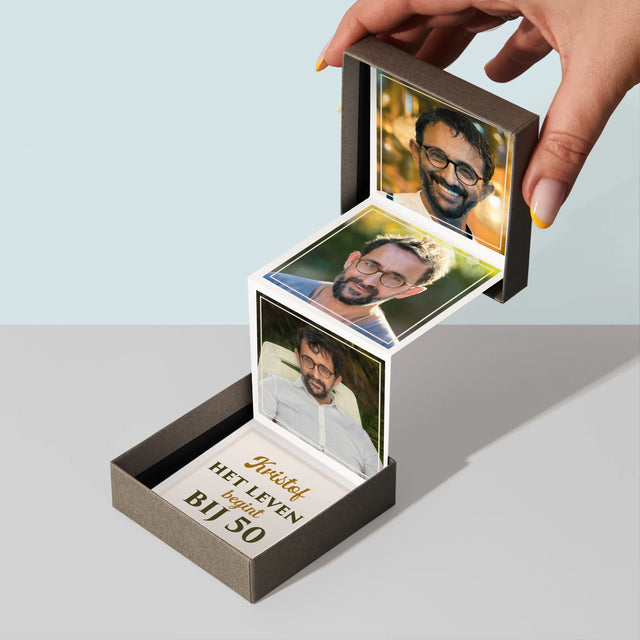 Fotocollage: Het Leven Begint Bij 50 - Foto'S Harmonicafromaat