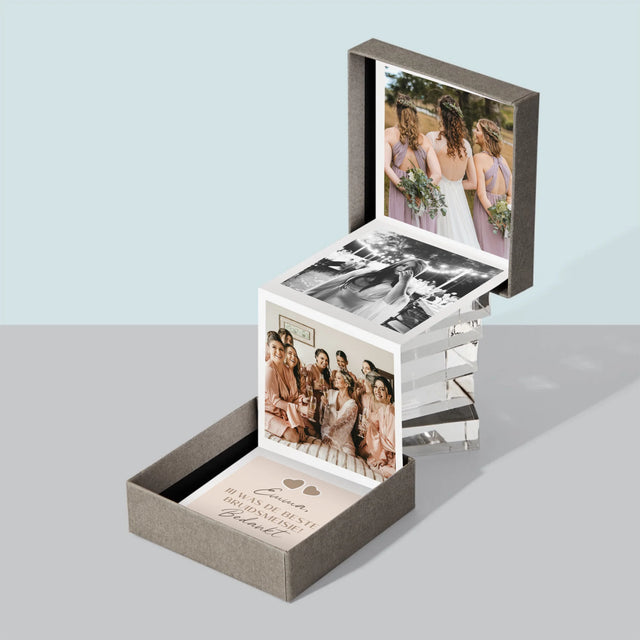 Fotocollage: Bedankt Collage, Bruidsmeisje - Foto'S Harmonicafromaat