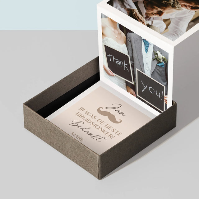 Fotocollage: Bedankt Collage, Bruidsjonker - Foto'S Harmonicafromaat