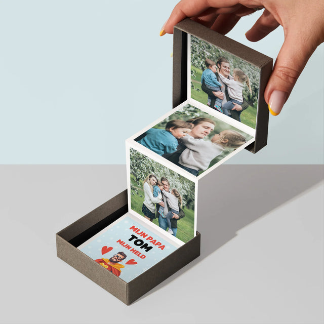 Fotocollage: Papa, Mijn Held - Foto'S Harmonicafromaat