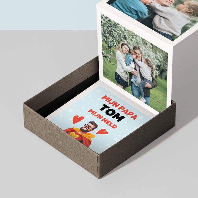 Fotocollage: Papa, Mijn Held - Foto'S Harmonicafromaat