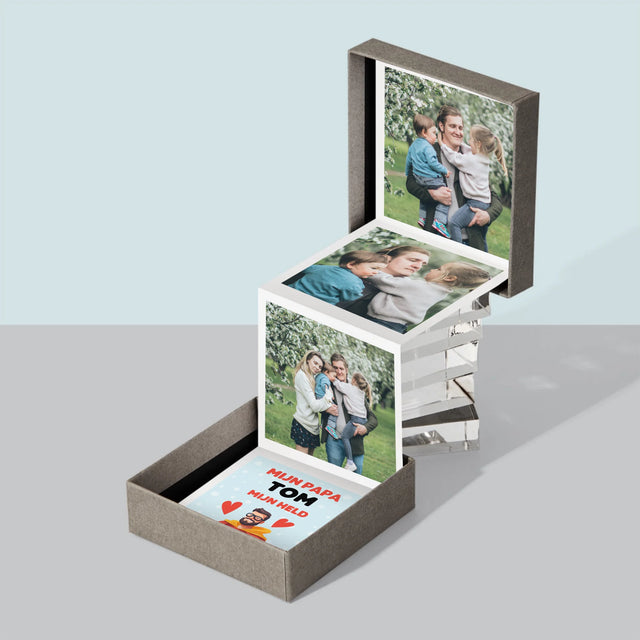 Fotocollage: Papa, Mijn Held - Foto'S Harmonicafromaat