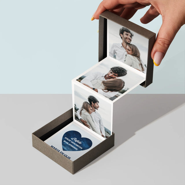 Fotocollage: Liefde Staat Geschreven In De Sterren - Foto'S Harmonicafromaat