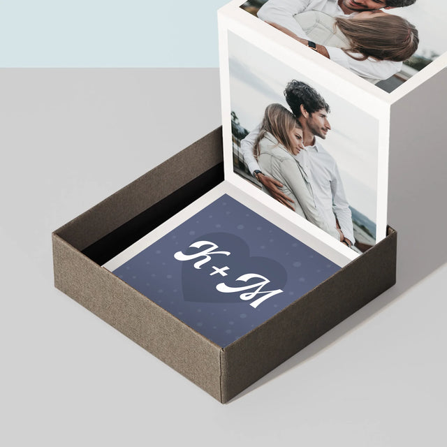 Fotocollage: Initialen Hart - Foto'S Harmonicafromaat