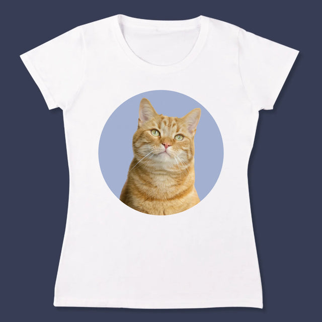 Foto: Jouw Kat - T-Shirt Voor Dames