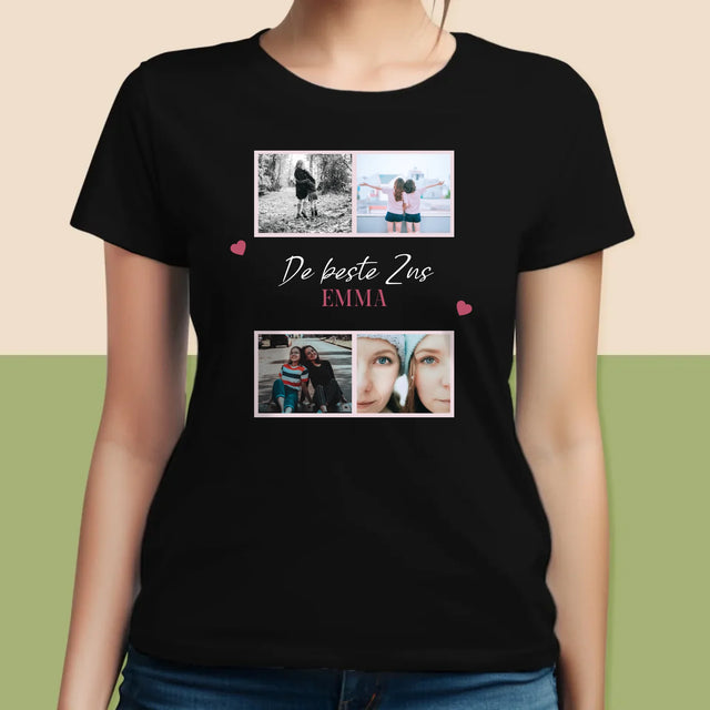 Fotocollage: De Beste Zus - T-Shirt Voor Dames