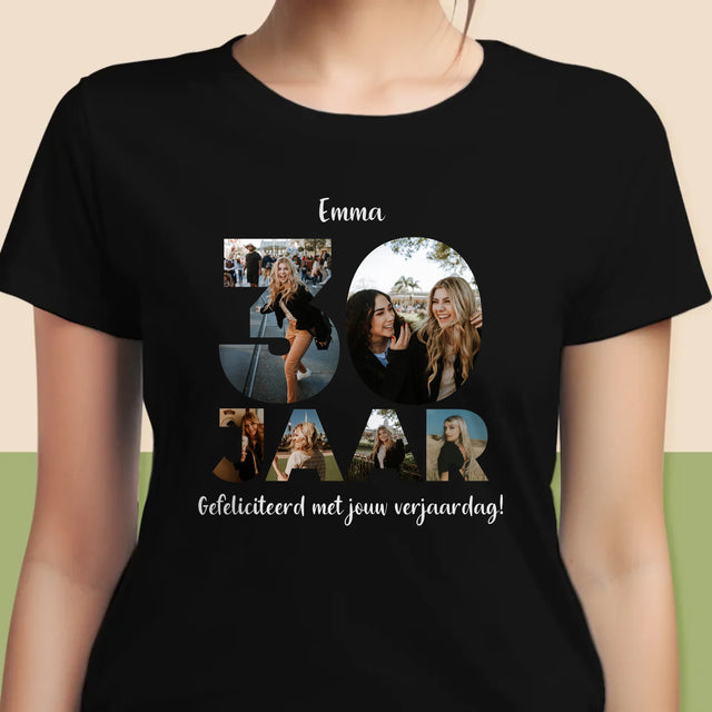 Woord Van Foto'S: 30 Jaar - T-Shirt Voor Dames