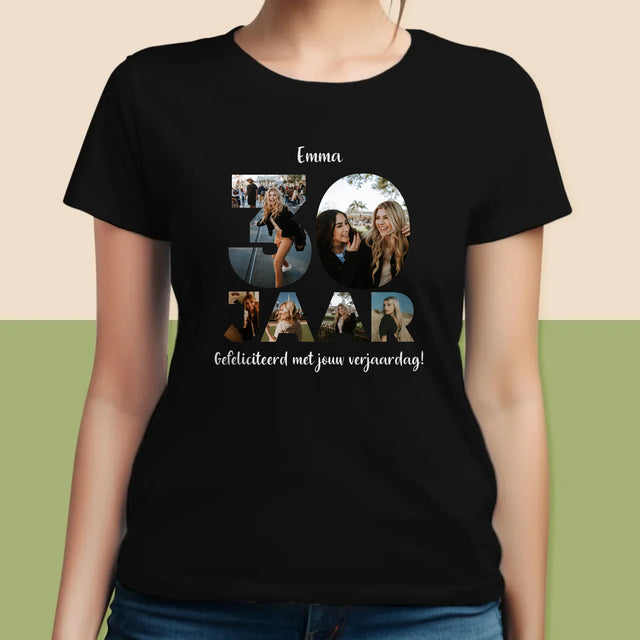 Woord Van Foto'S: 30 Jaar - T-Shirt Voor Dames