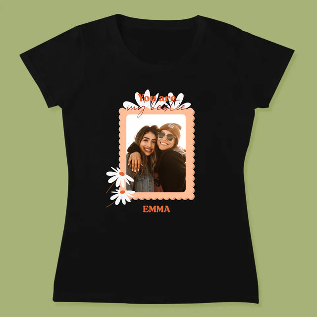 Fotocollage: Besties - T-Shirt Voor Dames