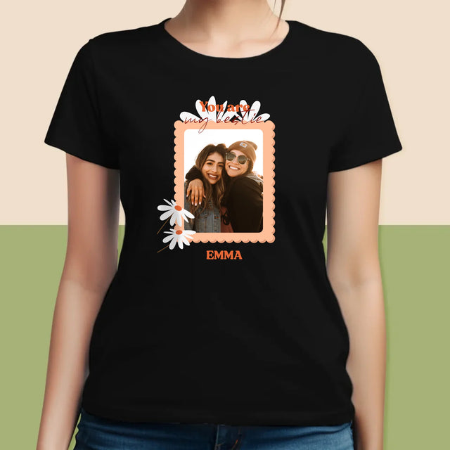 Fotocollage: Besties - T-Shirt Voor Dames