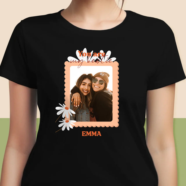 Fotocollage: Besties - T-Shirt Voor Dames