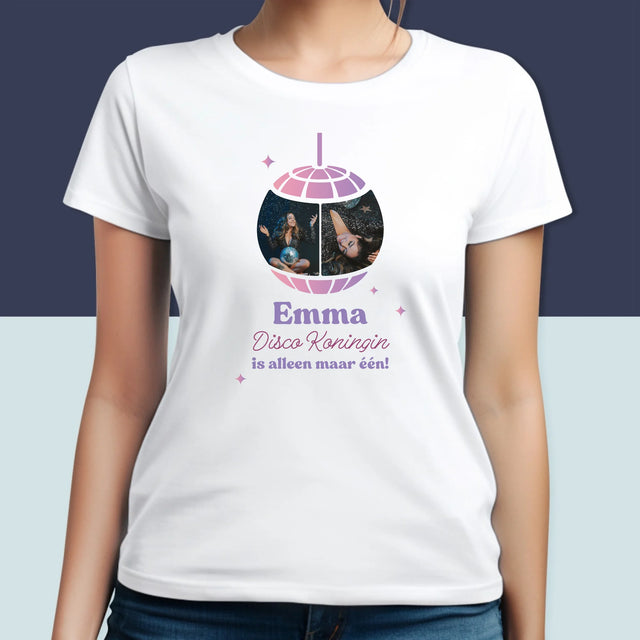 Fotocollage: Disco Koningin - T-Shirt Voor Dames