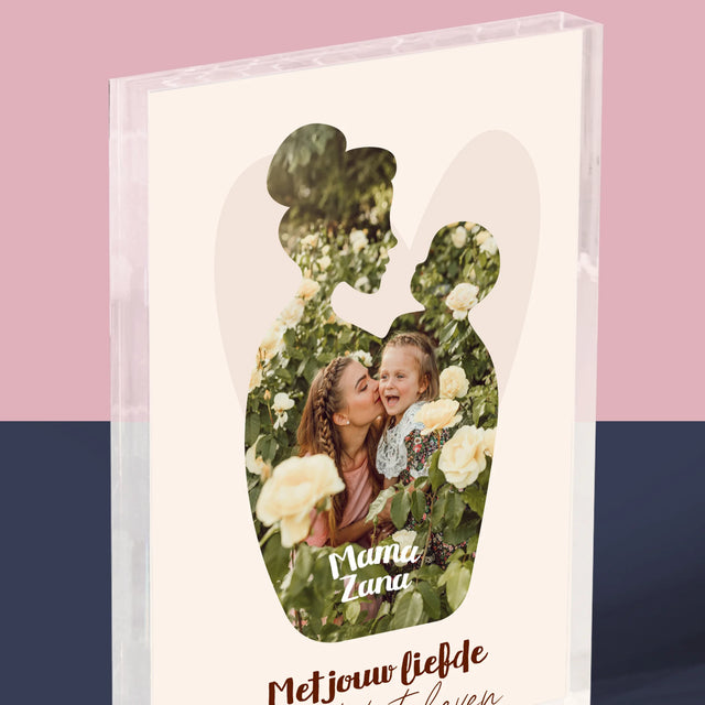 Vorm Van Foto'S: Jouw Liefde - Acryl Blok