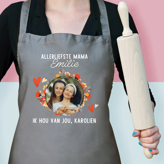 Foto En Handtekening: Allerliefste Mama - Schort