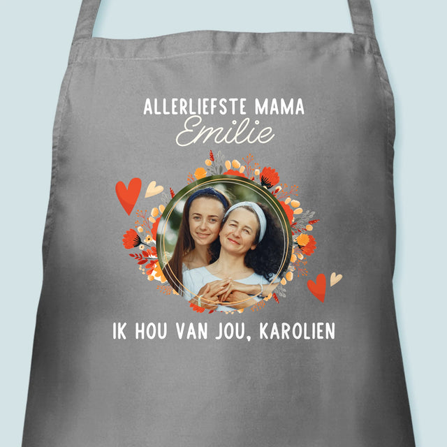 Foto En Handtekening: Allerliefste Mama - Schort