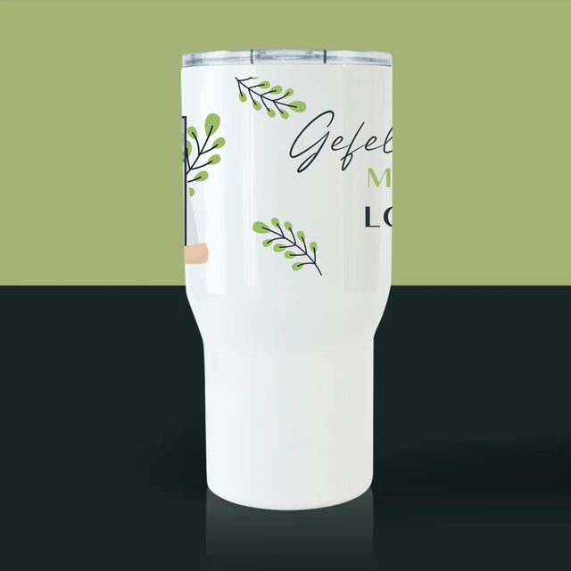 Foto En Handtekening: Gefeliciteerd, Master - Thermische Mok Wit