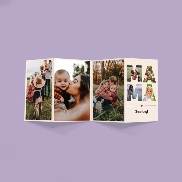 Woord Van Foto'S: Mama - Grote Harmonica Van Foto'S