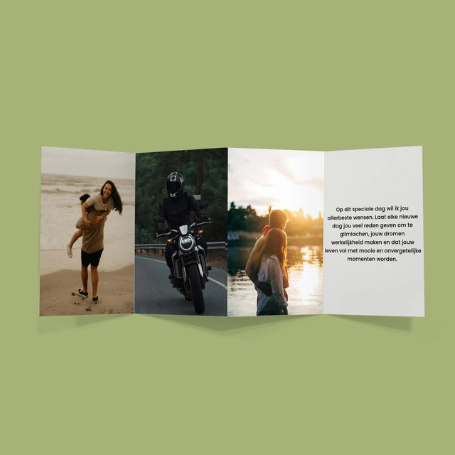 Foto En Handtekening: Ik Hou Van Jou Op Volle Toeren - Grote Harmonica Van Foto'S