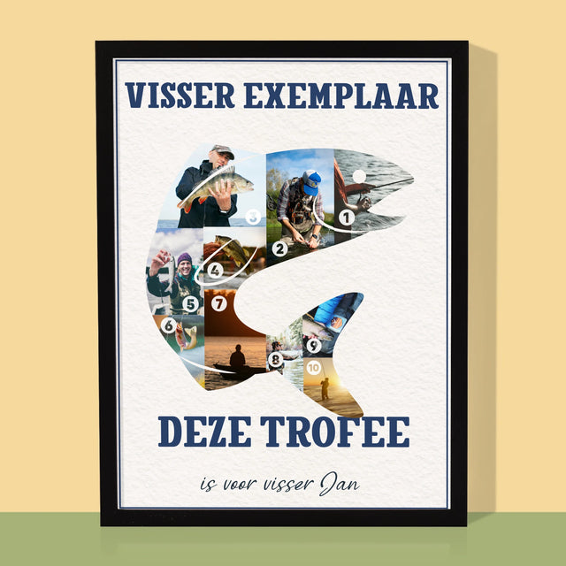 Vorm Van Foto'S: Vissers Exemplaar - Afdruk Met Frame 30X40 (Verticaal)