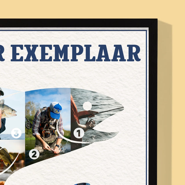 Vorm Van Foto'S: Vissers Exemplaar - Afdruk Met Frame 30X40 (Verticaal)